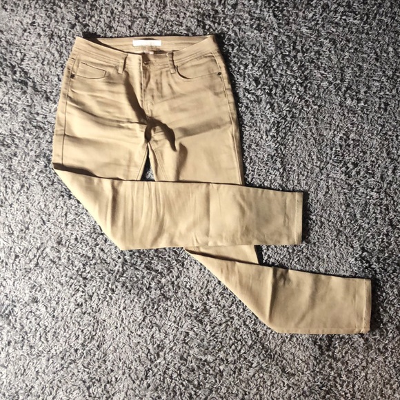 Blue Topaz | Tan Skinny fit jeans | size 3/4 | - Picture 2 of 8